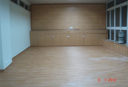 學校心理咨詢室地板工程案例-江門職業(yè)技術學院